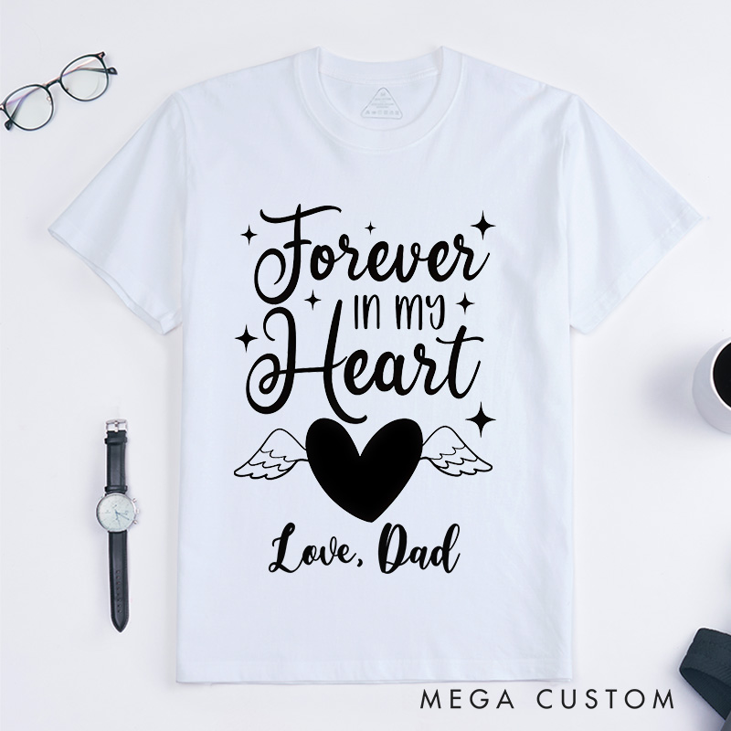 Personalized Memorial Shirt Remembrance Shirt Your Wings Were Ready But Our Hearts Were Not Shirt Sympathy Gift for Loss of A Loved One
