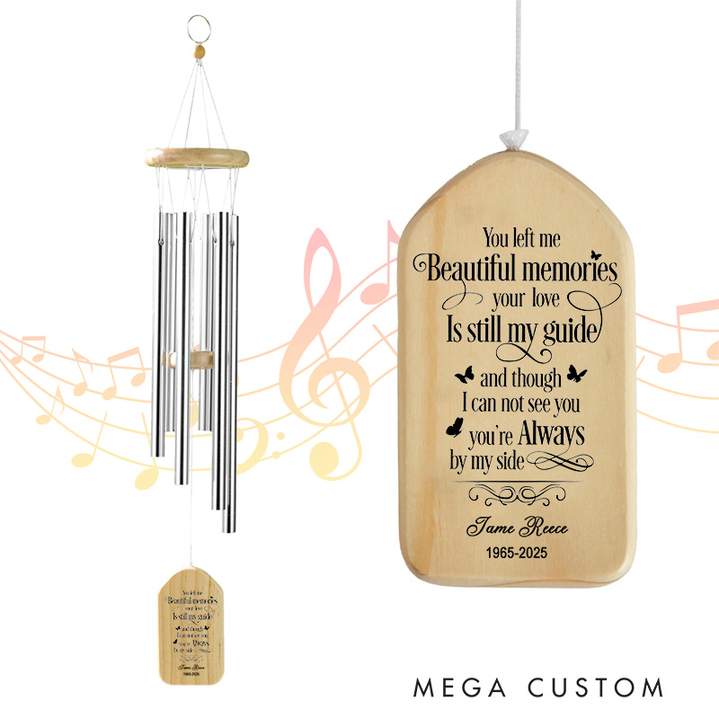 Personalized Memorial Wind Chimes for Loss of Loved One Sympathy Gift In Memory of Wind Chime Funeral Loss Sympathy Remembrance Keepsake Gift