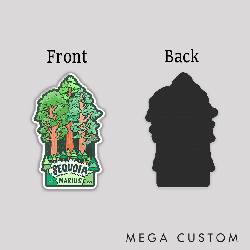 Personalized Sequoia Parks Refrigerator Magnets Camping Adventure Mountain Magnets Gift for Nature Travelers Outdoors Lover