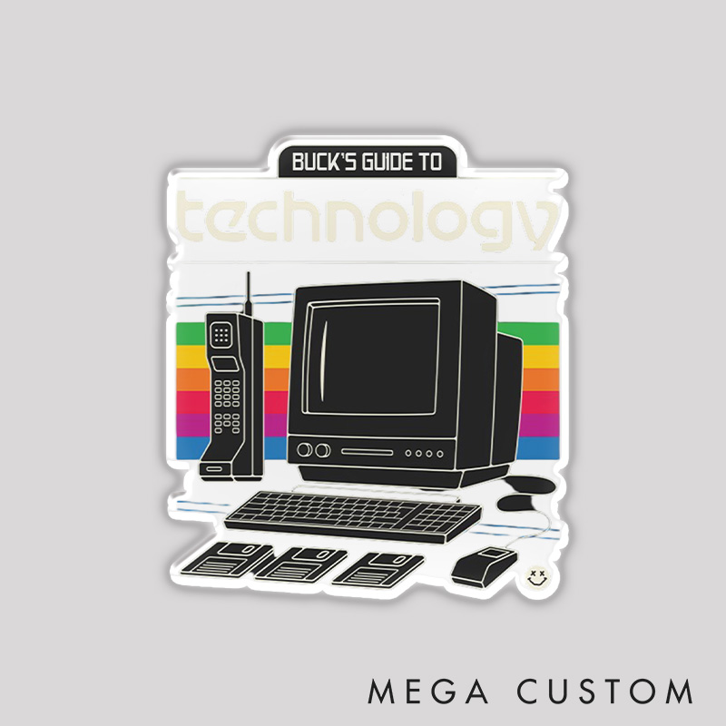 Personalized Guide to Technology Refrigerator Magnets Programmer Computer Lover Magnets Gift for Nerd Geek  