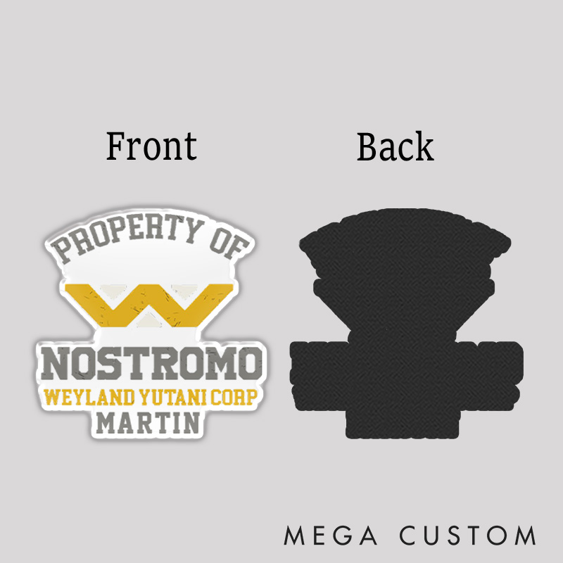 Personalized Property Of Nostromo Refrigerator Magnets Sci-Fi Enthusiasts Magnets Gift for Nerd Geek 