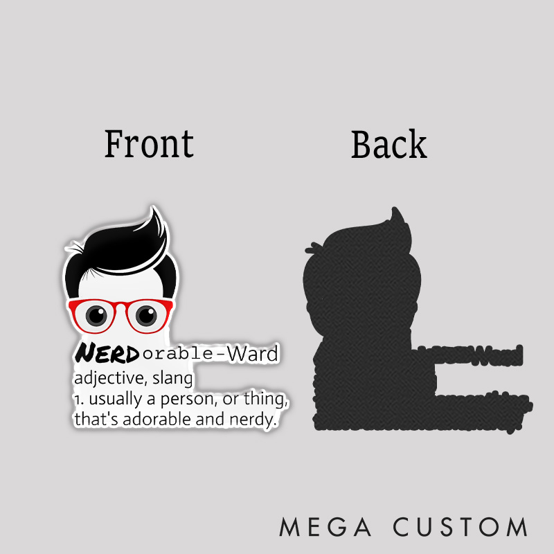 Personalized Nerdorable Refrigerator Magnets The Perfect Blend Of Cute and Geeky Magnets Gift for Nerd Geek 