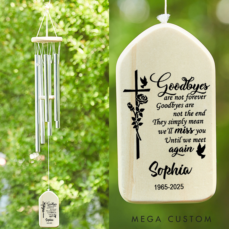 Personalized Memorial Wind Chime Always Loved Cardinal Sympathy Gift Bereavement Present for Loss of Loved One Sign from Heaven Wind Chime 