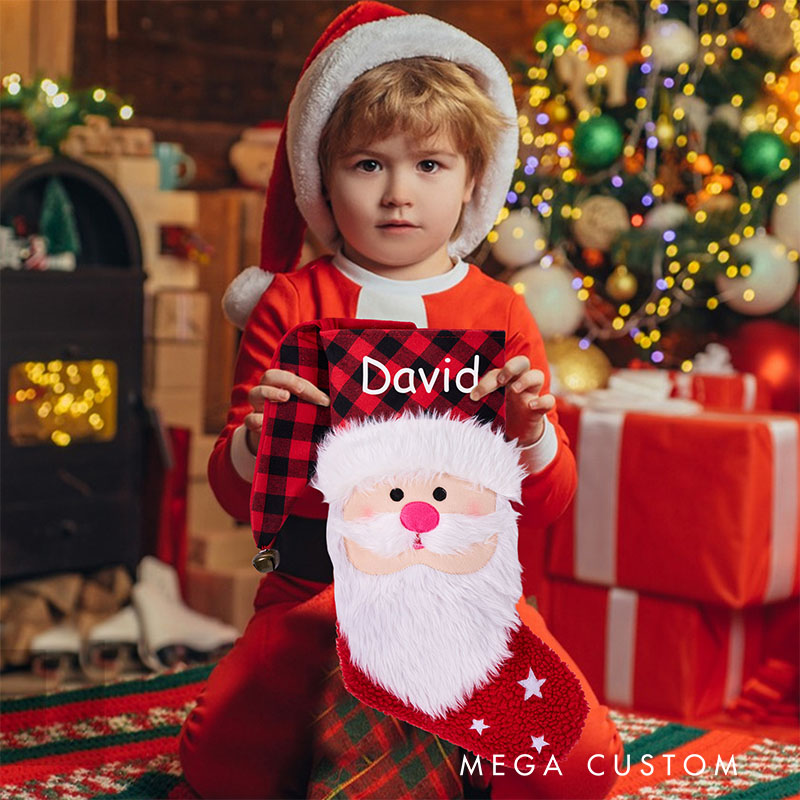 Personalized Family Stockings Holiday Stocking 3D Christmas Stocking Gift