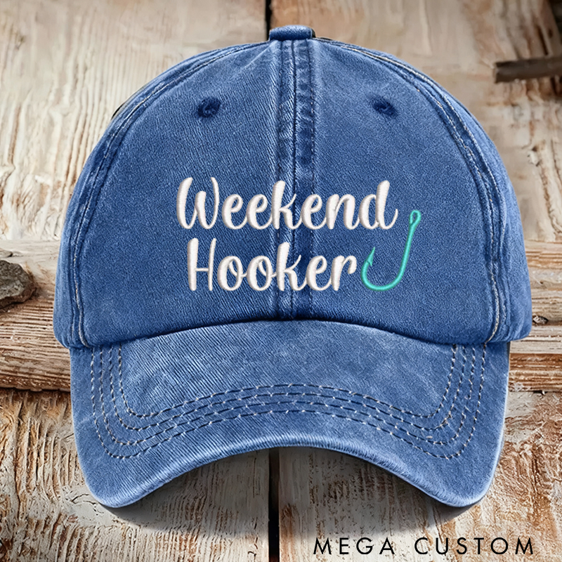 Personalized Embroidered Fishing Hat Baseball Cap or Ponytail Hat Fishing Hat Fishing Gift Custom Fishing Hat Angler Fishing Gift
