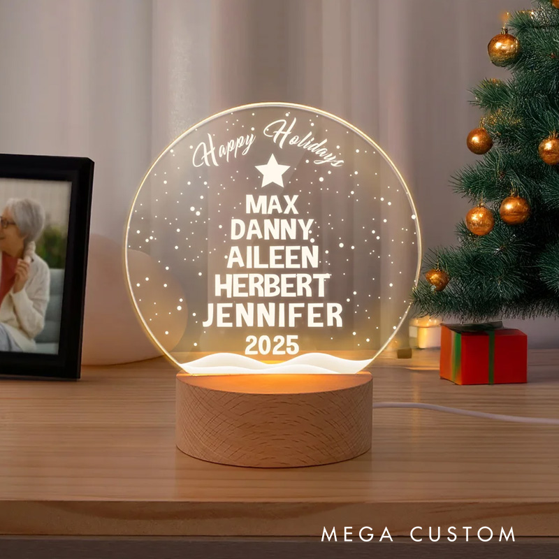 [Copy]Personalized Baby Fairy Tale Night Light Starry Night Light Nursery Gift