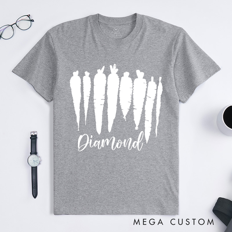 Personalized Carrot Classic T-Shirts Food Shirt Vegetable Shirt Foodie Gift Gardening Gift Farmer Gift Plant Lover Gift