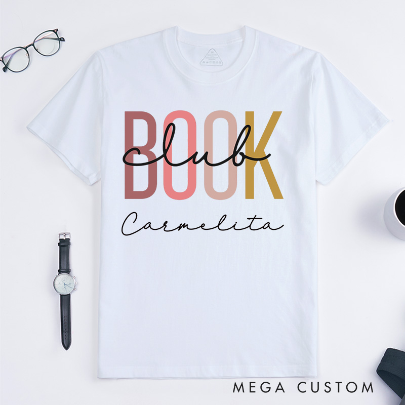 Personalized Book Club Classic T-Shirts Booktrovert Shirt Book Lover Shirt Bookish Gift Book Lover Gift Funny Reading Shirt Reader Gift
