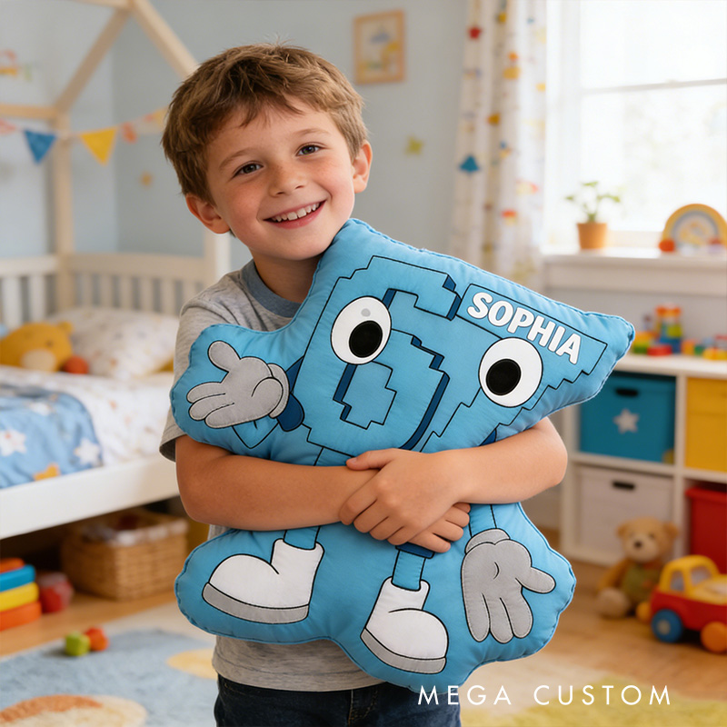 Personalized Cute Cartoon 67 Pillow For Kids Room Decor Graphic 3D Print Pillow