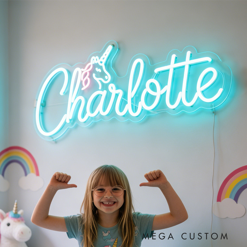 Personalized Unique Handcrafted Name Light Up Decoration For Home Bedroom Neon Sign