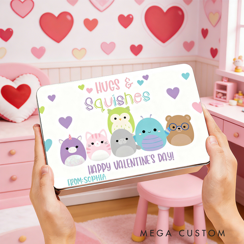 Personalized Squish Valentine Hope Your Valentine's Day Pops Candy Box Valentine's Day Gifts