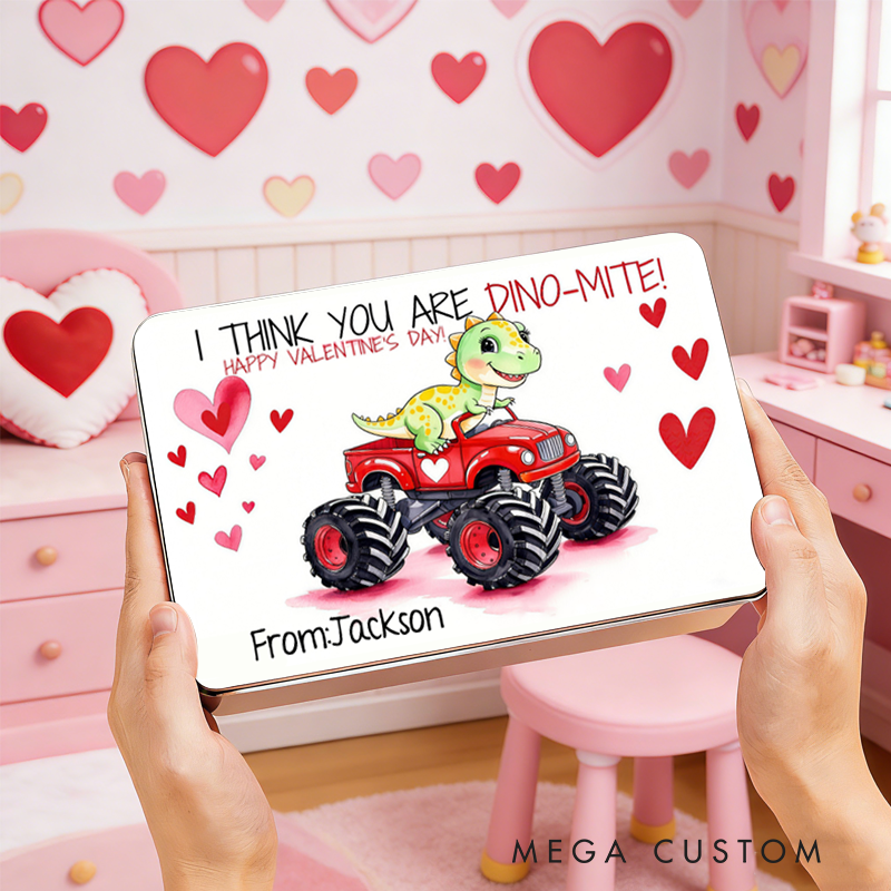 Personalized Dinosaur Valentine Hope Your Valentine's Day Pops Candy Box Valentine's Day Gifts