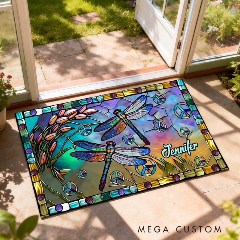 Personalized Personalized Hippie Soul Hippie Doormat Birthday Gifts for Kids