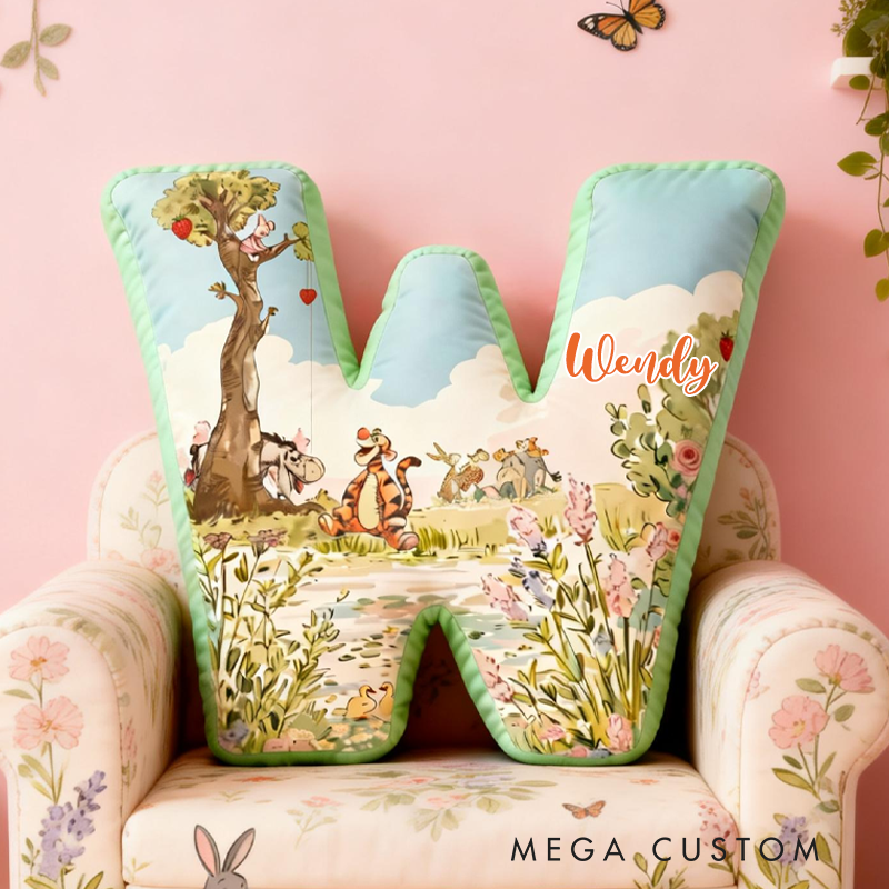 Personalized Cute Forest Bear Graphic 3D Print Pillow Birthday Gifts Funny Gifts Bear Lovers Gifts