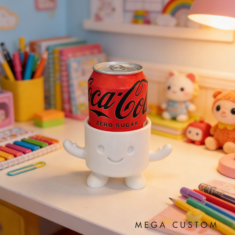 Funny Cartoon Shaped Creative Drink Accessory Cup Holder Pen holder 3d Printing