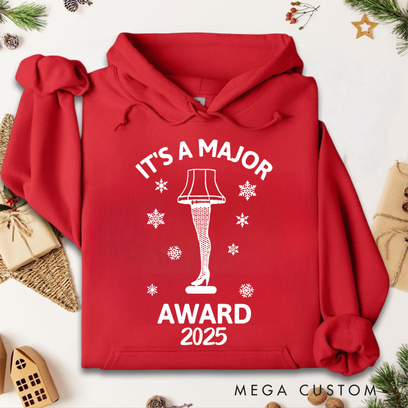 Personalized Christmas Story Leg Lamp Hoodies Funny Christmas Gift
