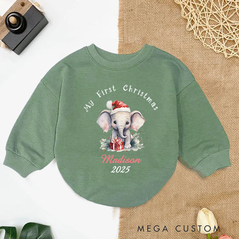 Personalized My First Christmas Baby Onesie Perfect for Celebrating a Baby’s Special Holiday Season Baby Bodysuit