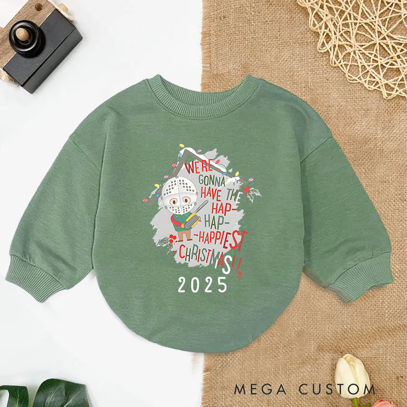 Personalized Happiest Christmas Baby Onesie Perfect for Fun and Festive Seasonal Celebrations Baby Bodysuit