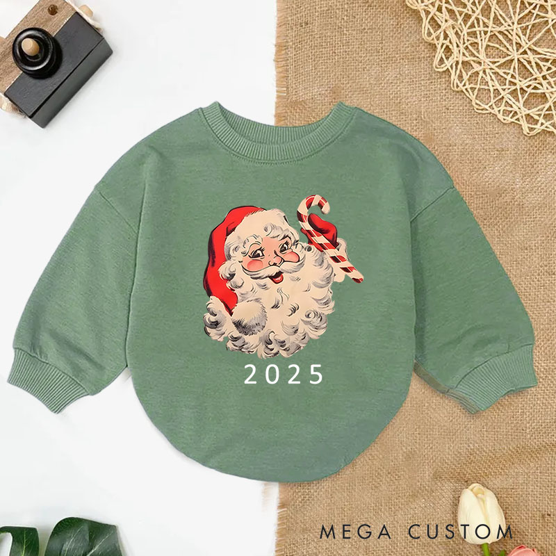 Personalized Santa Claus Baby Onesie Perfect for Adding Joy and Whimsy to Holiday Celebrations Baby Bodysuit