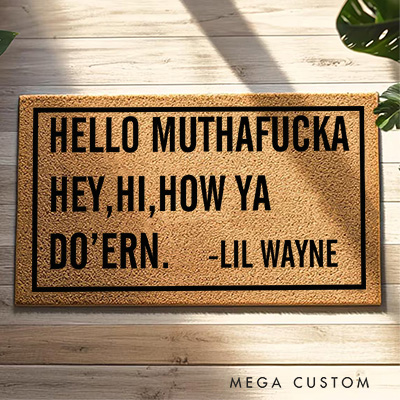 Personalized Home Doormat A Fun and Unique Housewarming Gift for Trendsetters Custom Welcome Front Doormat Welcome Mat for Home New Home Gift