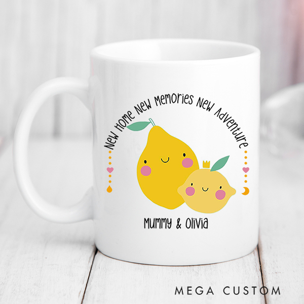 Personalized Coffee Mug for Mom New Home New Memories New Adventure Mug Custom 11oz Coffee Cup Housewarming Gift Christmas Gift Mothers Day Gifts