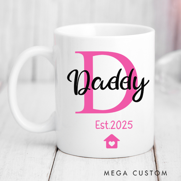 Personalized Mug for Dad Family Gift Custom 15oz Coffee Mug Housewarming Gift Coffee Cup Gift for Dad Christmas Gift Dad Gift New Home Gift