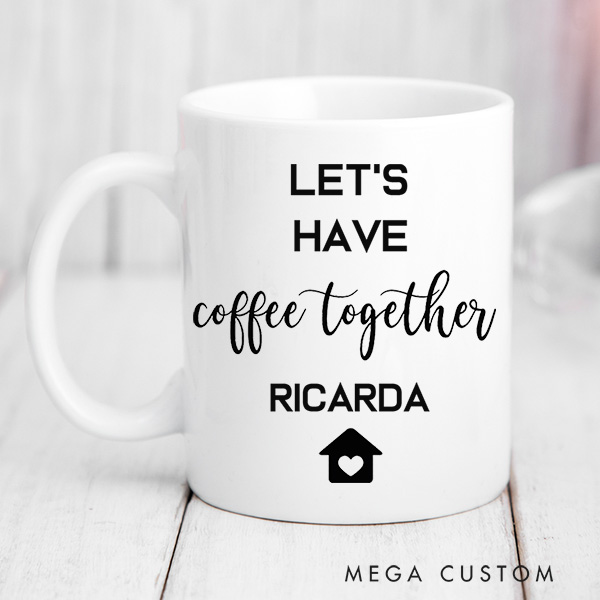 Personalized Mug Couple Coffee Mug Unique Wedding Gift Coffee Lovers Housewarming Gift Anniversary Gift First Home Gift New Home Gift Moving Away Gift