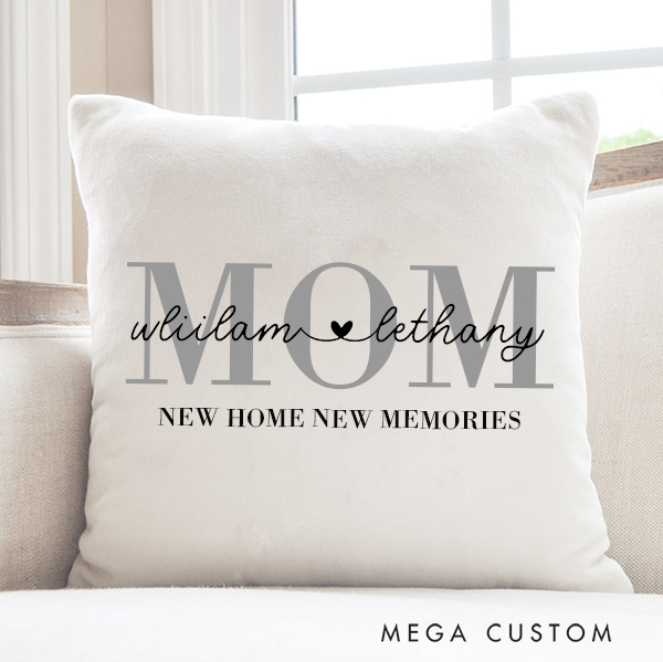 Personalized Pillow Gift for Mom Family Pillow Custom Gift for Mother Personalized Pillow Custom Pillow Mother Pillow Christmas Gift Housewarming Gift