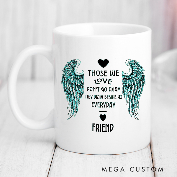 Personalized Memorial Mug for Loss of Loved One Gift in Loving Memory Remembrance Cup Funeral Gifts 