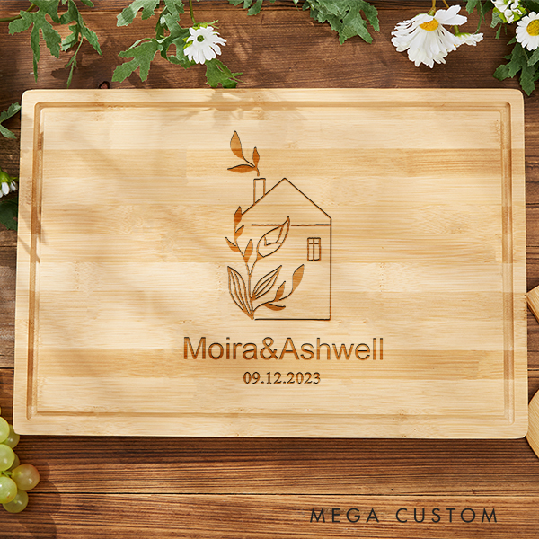 Personalized Cutting Board Charcuterie Board Real Estate Closing Gift Wedding Housewarming Gift New Home Gift Moving Gift Farmhouse Cutting Board