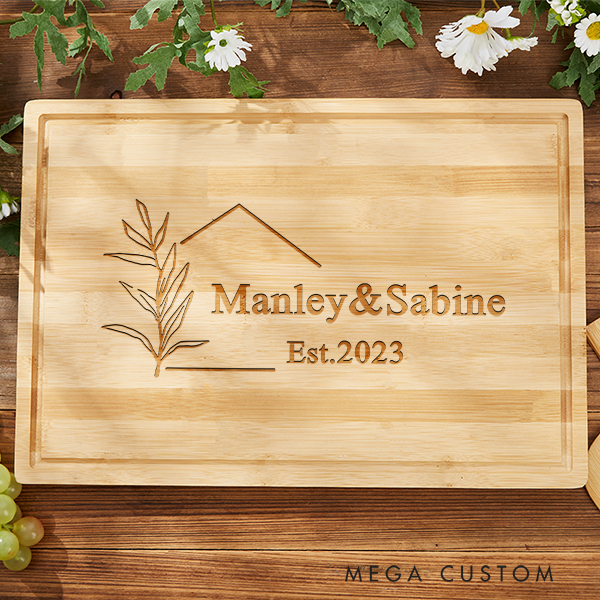 Personalized Cutting Board Charcuterie Board Real Estate Closing Gift Wedding Housewarming Gift Farmhouse Cutting Board Moving Gift New Home Gift