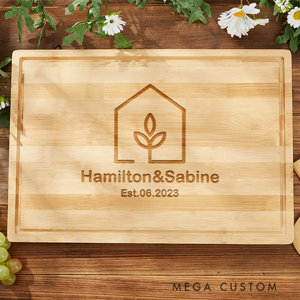 Personalized Cutting Board Charcuterie Board Real Estate Closing Gift Wedding Housewarming Gift New Home Gift Farmhouse Cutting Board Moving Gift