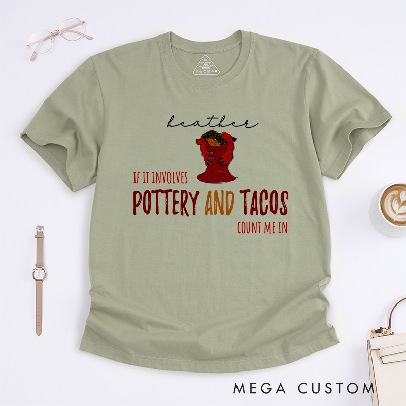 Personalized Funny Pottery Gift Classic T-Shirts For Pottery Maker Gift For Mom Pottery Lover Gift Pottery Artist Shirt