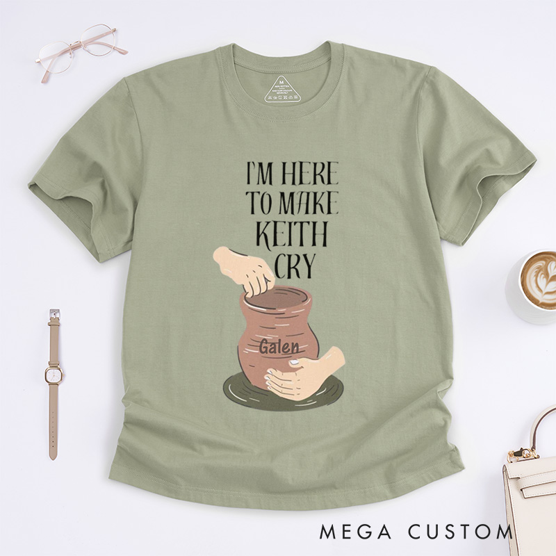 Personalized Ceramicist Top Clay Artist Classic T-Shirts Potter T-Shirt Unisex Tee Funny Saying