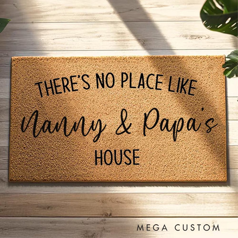 Personalized Grandparents' Welcome Mat New Home Gift Housewarming Wedding Gift for Couples Christmas Gift for Family