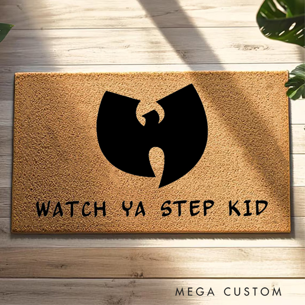 Personalized Watch Ya Step Doormat Fan Gift Doormat Home Decoration Entryway Doormat Welcome Rug Housewarming Gift Funny Quote Doormats