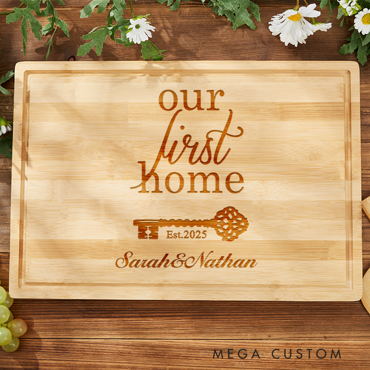 Personalized Our First Home Cutting Board For Couple Housewarming Gift Cutting Board Closing Gifts New Home First Home Buyer New Home Cutting Board