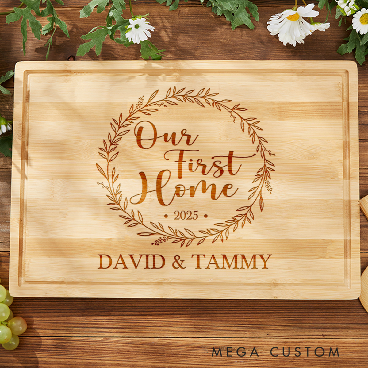 Personalized Cutting Board Housewarming Gift Our First Home Cutting Board Housewarming Gift New House Kitchen Cookery Gift For Couple New Home Gift