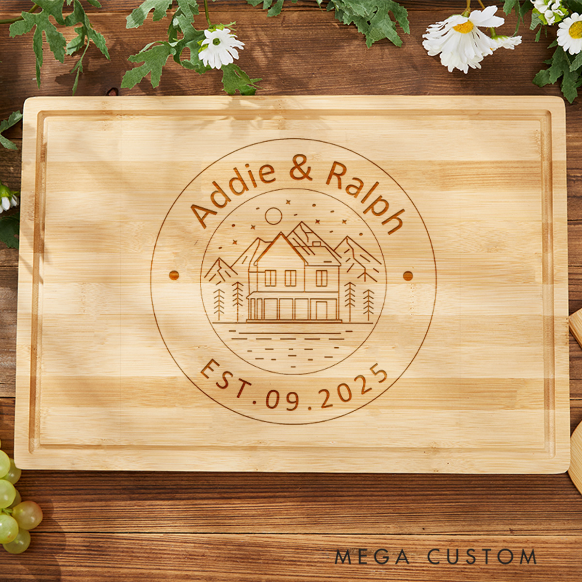 Personalized Cutting Board For Couple  Custom Charcuterie Board Gift New Home Gift Housewarming Gift Home Kitchen Gift