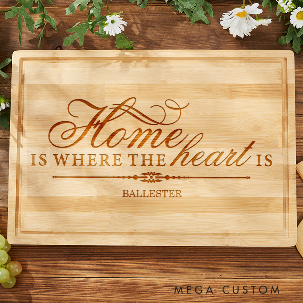 Personalized Wooden Charcuterie Board Housewarming Cutting Board Home Is Where The Heart Is Perfect New Home Gift New Homeowners Gift