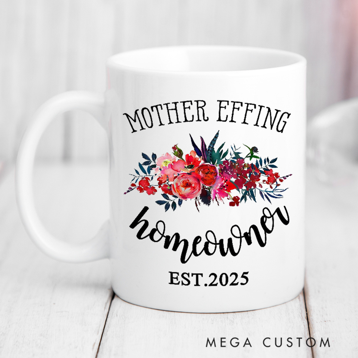Personalized Mug Homeowner Mug Custom 15oz Coffee Mug Housewarming Gift HomeOwner Gift First Time Home Buyer Gift Realtor Closing Gift Home Gift