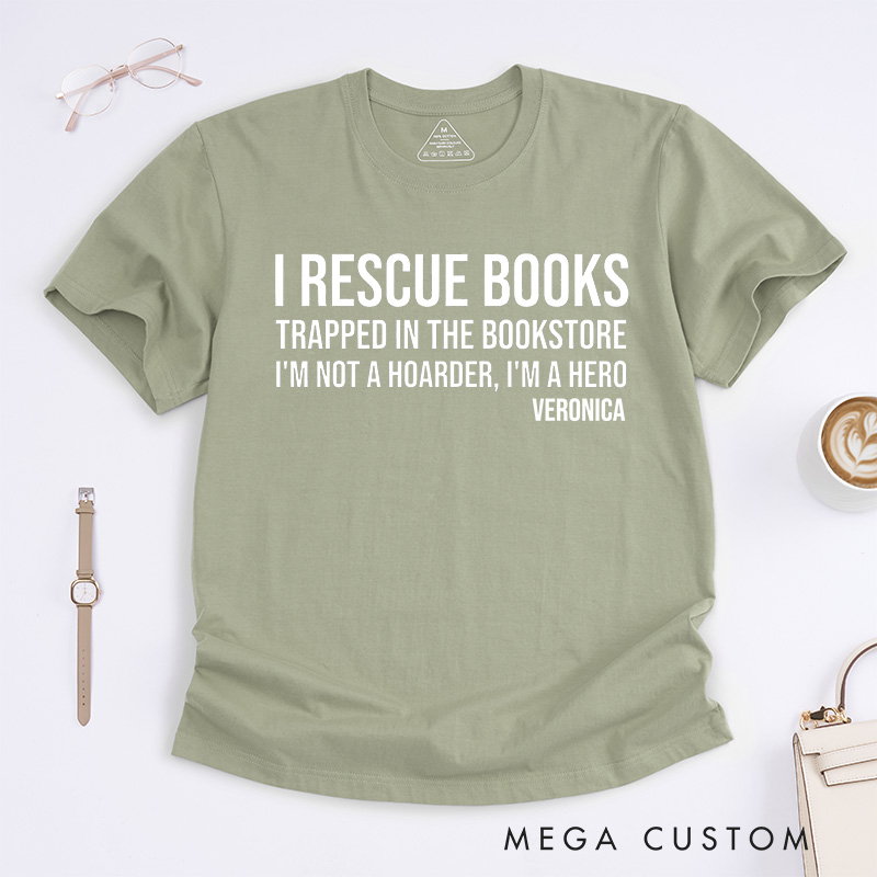 Personalized Book Lovers Classic T-Shirts Gift For Bookish Booksellers Gift Gift For Teachers Readers T-Shirt I Books Shirt Funny Shirt Teacher Shirt