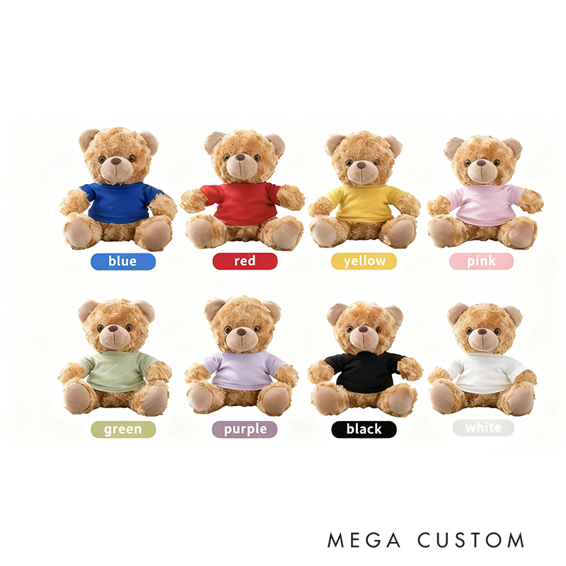 Personalized Monster Truck Brown Bear Plush Toy Custom Shark Design Gift