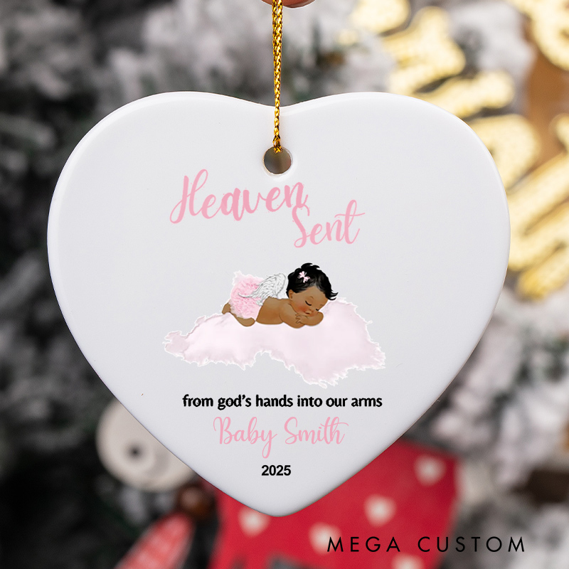 Personalized Miscarriage Ornament Miscarry Baby in the Sky Memorial Gift Custom Angel Baby Keepsake Grief Loss Support Holiday Gift