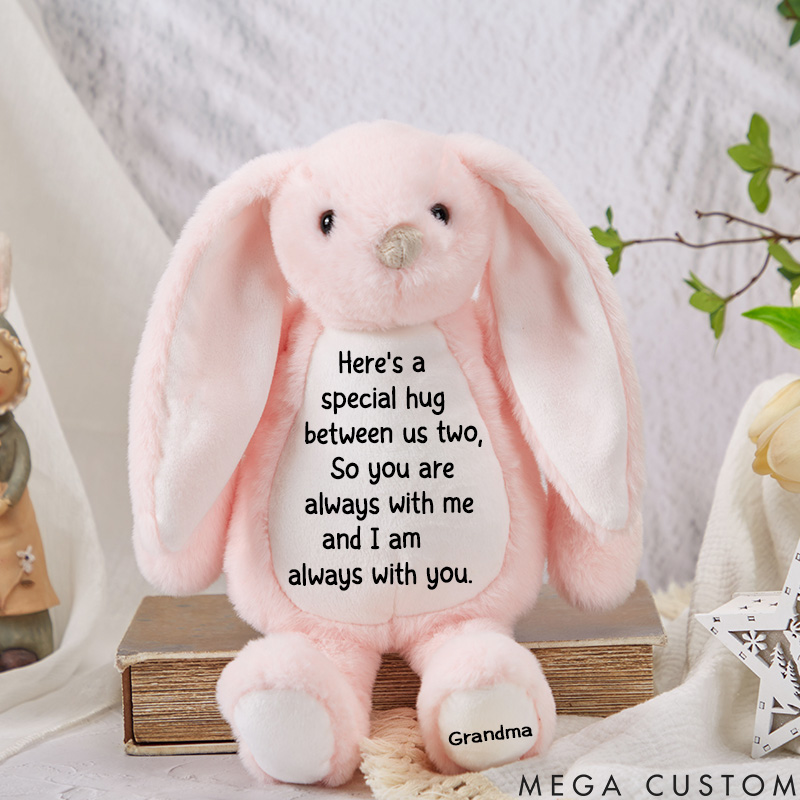 Personalized Memorial Bunny in Loving Memory Gift for a Grieving Child Children's Stuffed Animal  Special Keepsake from a Loved One