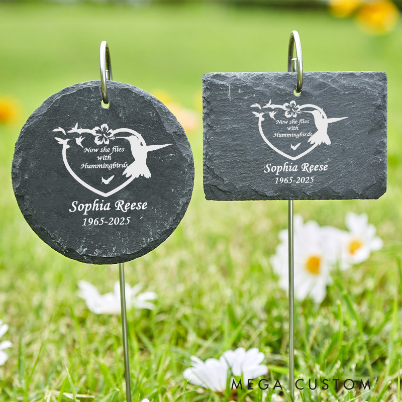 Personalized Grave Marker for Loss of Loved One Outdoor Memorial Plaque Remembrance Stone Memorial Garden Stone Sympathy Plaque Gifts for Memorial