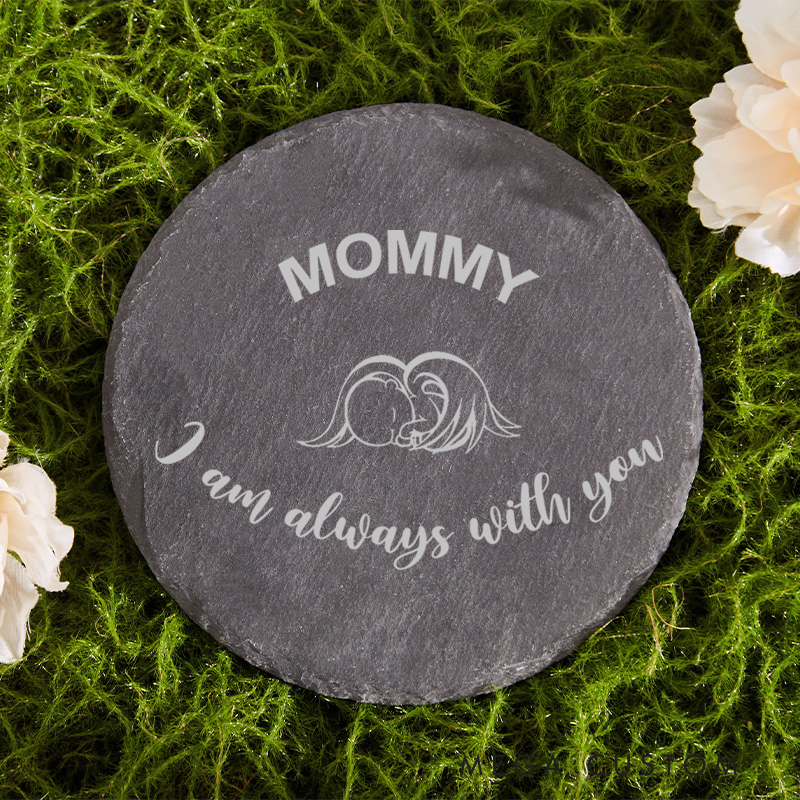 Personalized Angel Baby Memorial Stone Slate Remembrance Stone for Loss of Baby Sympathy Miscarriage Gift for Loss of Infant 
