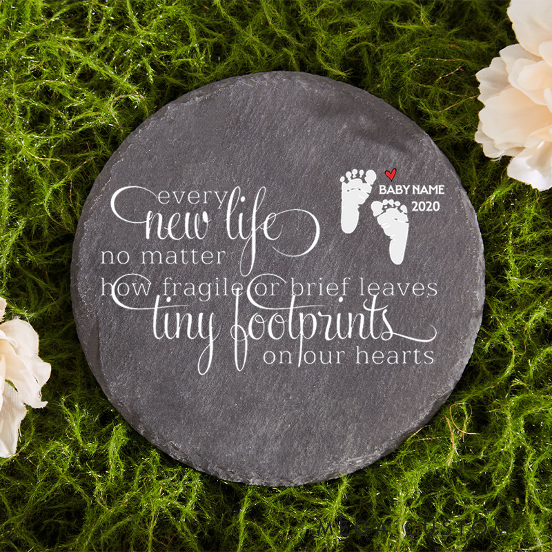 Personalized Miscarriage Memorial Stone Baby Loss Sympathy Gift Custom Name Memorial Garden Stone for Loss of Baby Infant Loss Gift Keepsake