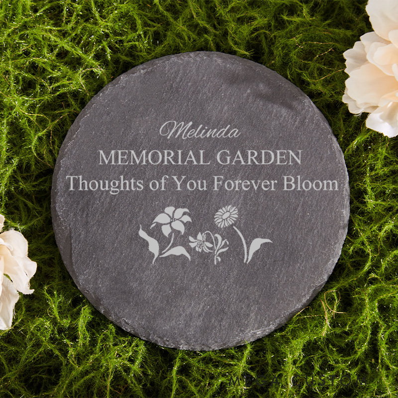 Personalized Memorial Garden Stone for Loss of Loved One Memorial Gift Custom Sympathy Garden Stone in Loving Memory Sympathy Gift Garden Marker 