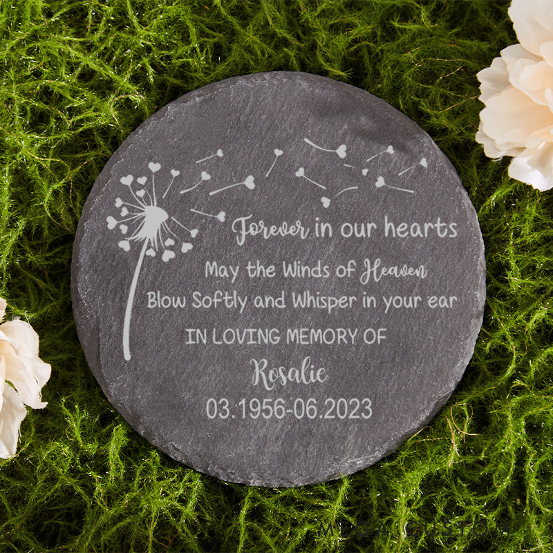 Personalized Memorial Stone Grave Marker Sympathy Gift Remembrance Stone for Memorial Garden Custom Memorial Name Stone Bereavement Gifts